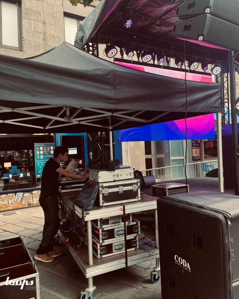Festival Art Rock 2025 Loops Saint Brieuc sonorisation éclairage audiovisuel DJ SET